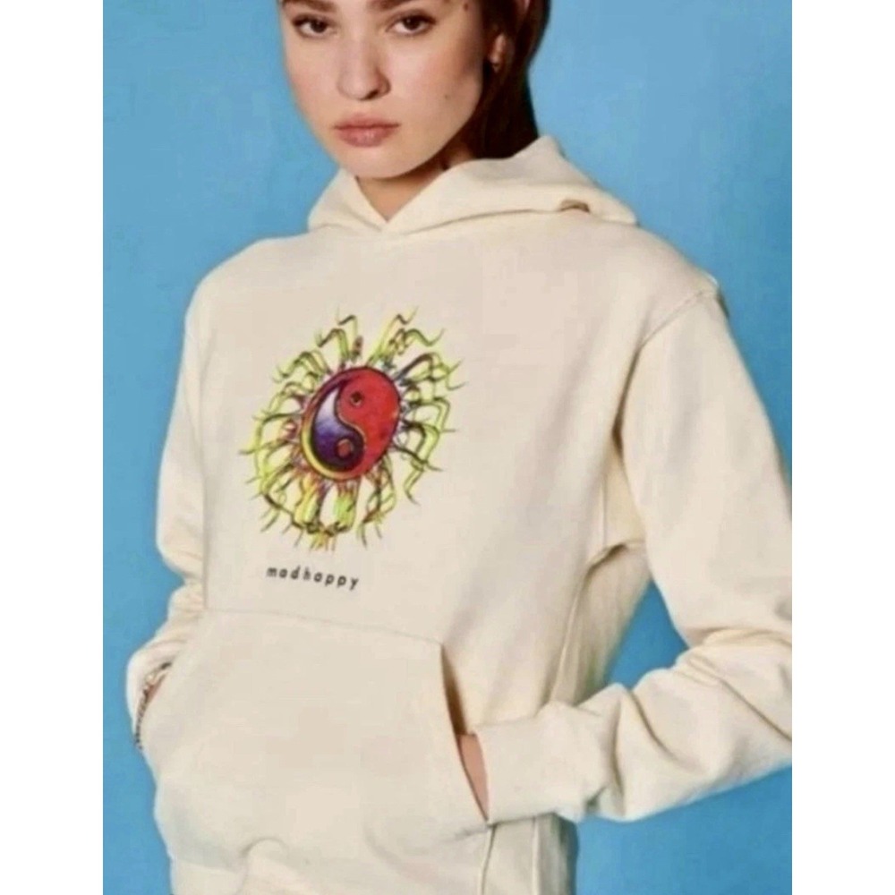 Madhappy Limited Edition Ying Yang Pullover XS Cream